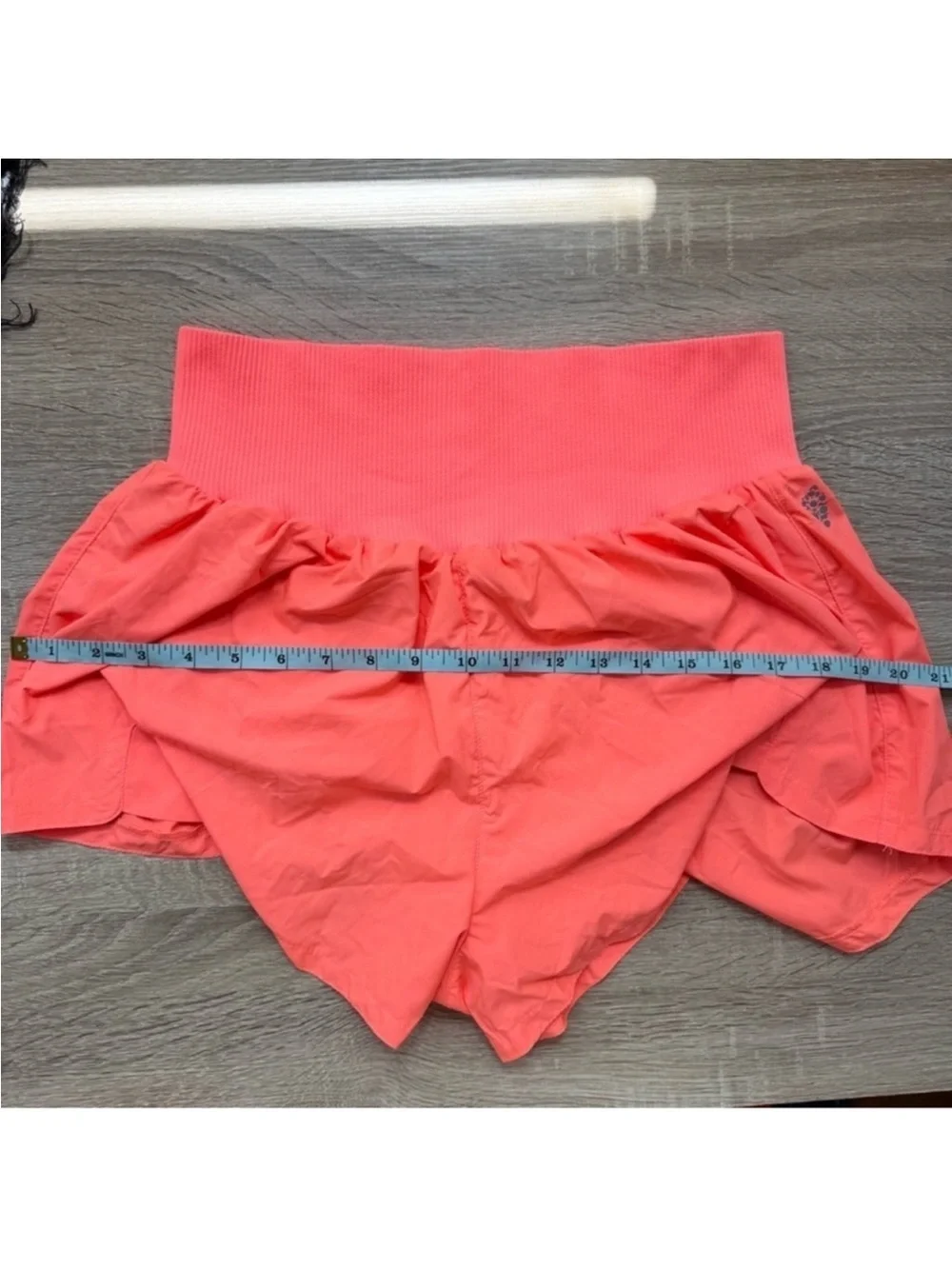 New Free People Movement Carpe Diem Shorts Neon Coral XL